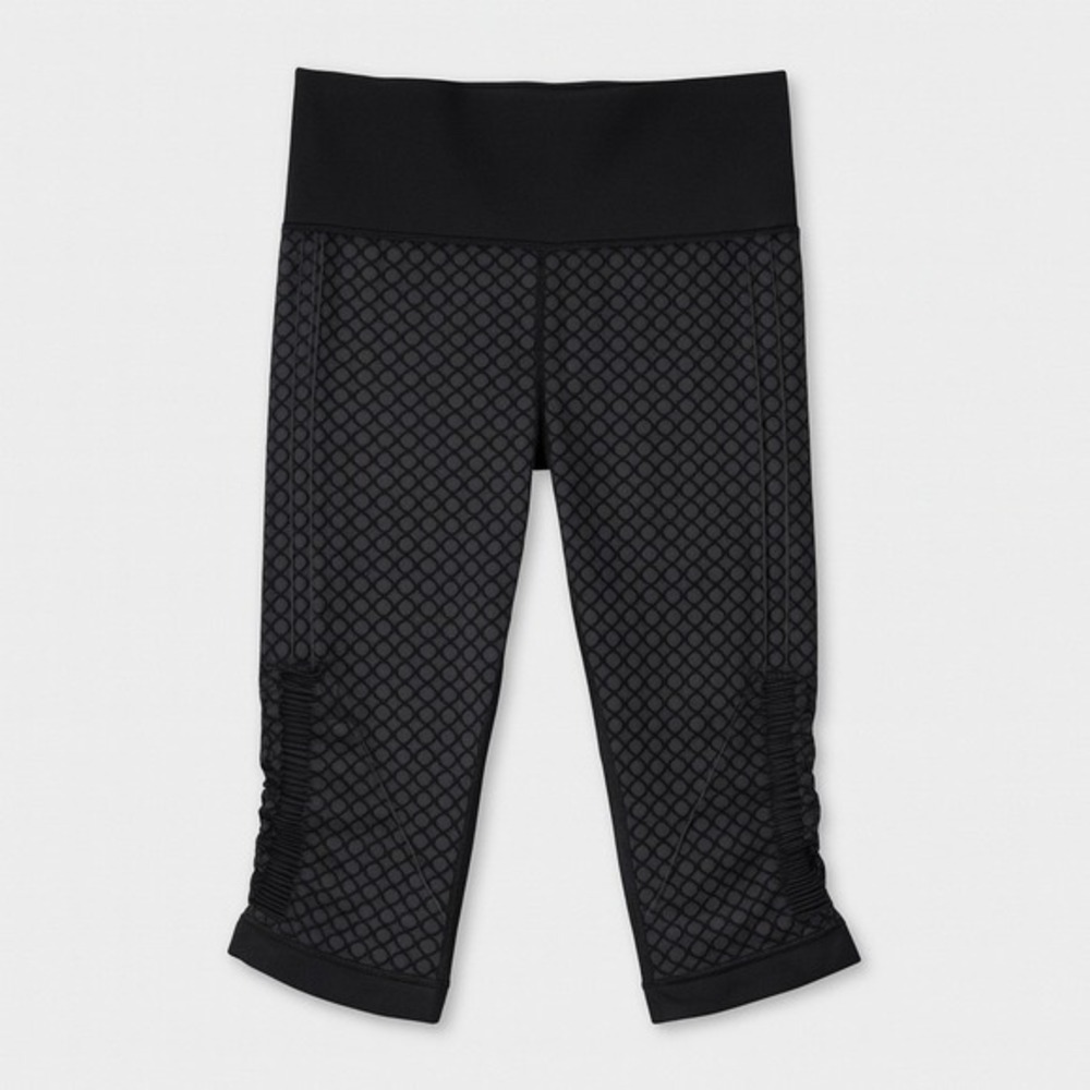 Lululemon In The Flow Crop II Heathered Deep Coal Legging Size 4